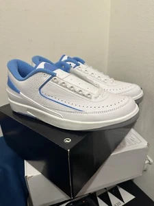AIR Jordan 2 Low UNC White/Blue NEW DV9956 104 SIZE 13 MENS sz UNIVERSITY - Picture 1 of 8