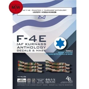 1/48 IAF F-4E Phantom II Kurnass Anthology Camo Mask & Decals for Meng LS-017 - Picture 1 of 15