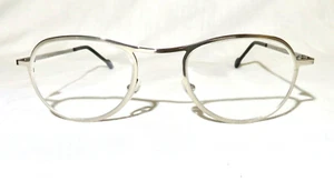 LA Eyeworks New NOS, TITANIUM Silver Metal, 48-19-135 eyeglasses Model Slick 405 - Picture 1 of 6