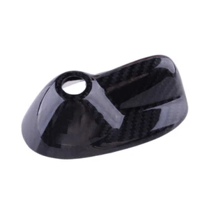 Car Carbon Fiber Roof Antenna Base Cover Trim Decor Fit For Mini Cooper R56 LCI - Picture 1 of 5