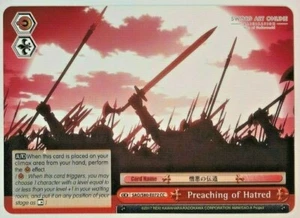 Weiss Schwarz Preaching of Hatred SAO/S80-E072 CC NM/M - Picture 1 of 1