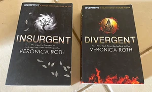Insurgent and Divergent By Veronica Roth - Large Paperback - Picture 1 of 9