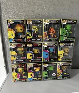Schwarzlicht Funko Pop Lot - Horror, Nightmare Before Christmas, Stranger Things - Bild 1 von 3