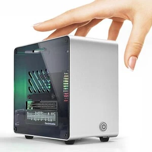 Electrocookie Raspberry Pi 5 Case, Aluminum Mini Tower Case with Cooling Fan - Picture 1 of 6