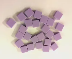 LEGO LAVENDER TILE LOT / SIZE 1x1 / QTY 25x / Part #3070b / New / E# 6211403 - Picture 1 of 2