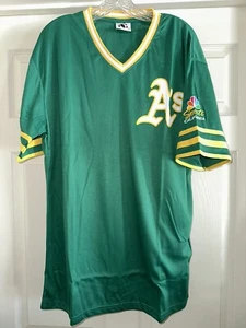 Authentic Fan SGA New Large Oakland A's Athletics #1 Replica Jersey World Series - Picture 1 of 3