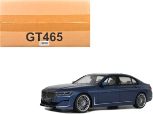 BMW Alpina B7 2022 Blue Metallic GT Spirit Collection 1/18 Diecast Model Car - Picture 1 of 6