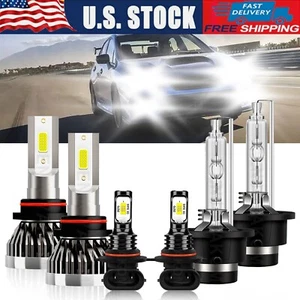For Subaru WRX 2012-2014 6X LED HID Headlight Bulbs Hi/Lo Beam + Fog Light Kit - Imagen 1 de 12