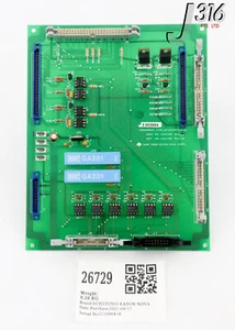 26729 SUMITOMO EATON NOVA PCB, TRANSPORT CTRLLR I/F BD, 14S0198 (PARTS) 15S0198 - Picture 1 of 7