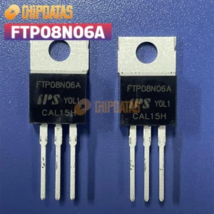 3PCS New IPS FTP08N06A TO-220 N Channel MOSFET - Picture 1 of 3