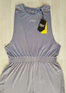 EVERLAST PLAYSUIT size 14 grey GYM OUTFIT ladies SHORTS summer WORKOUT GEAR L - Picture 1 of 12