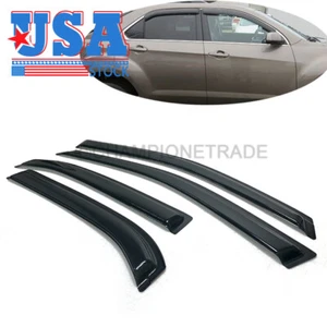 Outside Mount Window Visors Sun Shade Rain Guards for Chevy Equinox 2010-2017 - Picture 1 of 8
