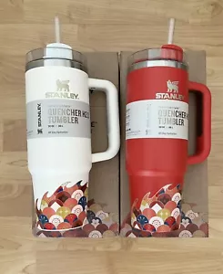 Stanley Lunar Capodanno ED Coppe Quencher Quencher Rosso + Pacchetto Drago Crema - Foto 1 di 4