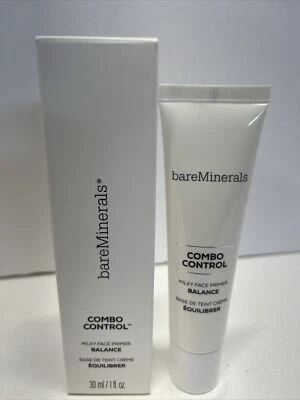 bareMinerals Face Primer Combo Control Milky Face Primer 1oz, New In Box - Image 1 of 4