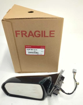 New OEM genuine Honda Door Mirror 1998-2002 Accord Coupe Green G87P heated LH - Image 1 of 4