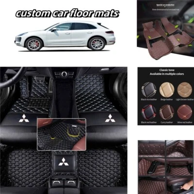 For Misubishi All Models Custom Car Floor Mats Cargo Liners Waterproof Carpets - Image 1 of 4