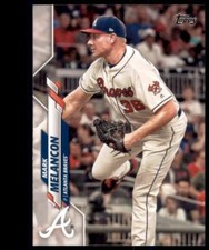 2020 Topps Series 2 Base #411 Mark Melancon  - Atlanta Braves
