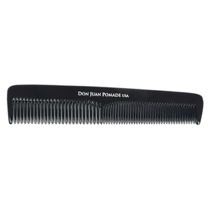 DON JUAN Handmade 7" Black Graduated Dressing Comb NEW - Picture 1 of 3