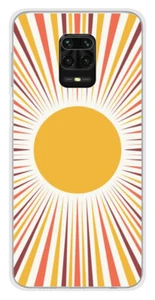 Coque en silicone imprimée compatible Xiaomi Redmi Note 9S Soleil - Bild 1 von 3