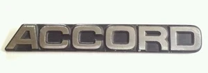 Honda Accord Emblem Original Vintage 1980s Nameplate - Picture 1 of 9