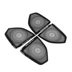For Ford edge 2015-2020 Black titanium inner door speaker frame cover trim 4pcs - Picture 1 of 3