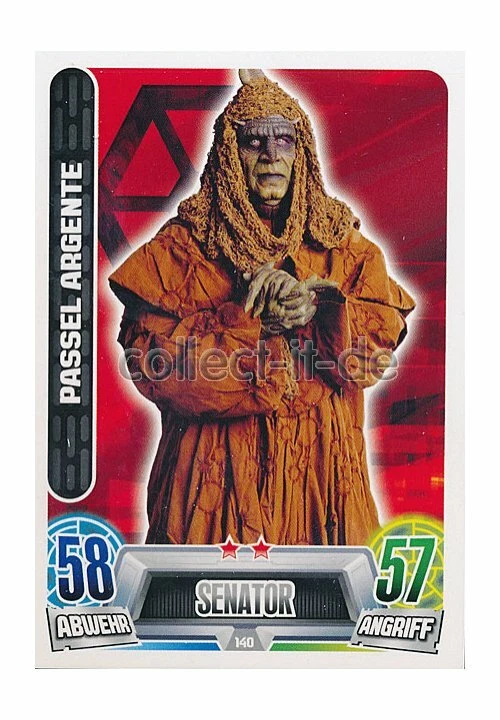 Force Attax Movie Cards 2 140 - PASSEL ARGENTE - Senator - Separatist - Bild 1 von 1