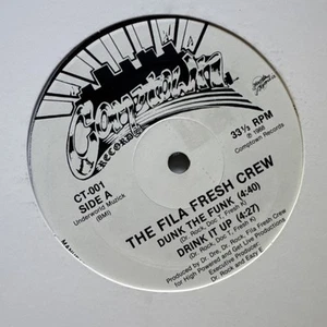 The Fila Fresh Crew Dunk The Funk 12" Vinyl Single Record Dr Dre Vg+Promo - Imagen 1 de 3