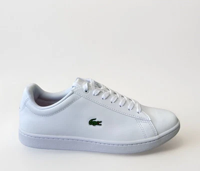 Lacoste Mujer Hydez Nuevo 100% Moda Zapatilla Colores Gris/Blanco 8.5 Mediano EE. UU.  Foto 1 de 4