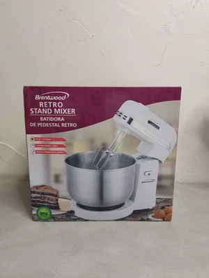 Mezclador independiente Brentwood SM-1162W 3,5 qt - blanco Foto 1 de 4
