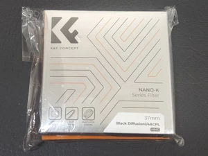 37mm K&F Concept Black Diffusion 1/4 & CPL HMC NANO-K Series lens filter - Picture 1 of 2