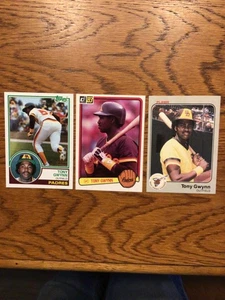 1983 Topps,Donruss,Fleer Tony Gwynn rookie cards - Picture 1 of 2