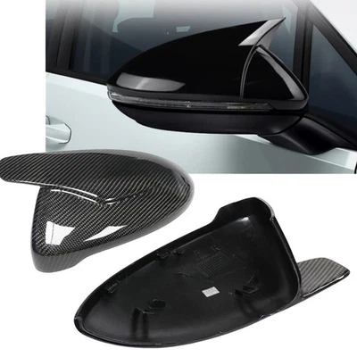 Cubierta de espejo retrovisor lateral de fibra de carbono para Volkswagen Golf 7 MK7 GTI 2014-2020 Foto 1 de 4
