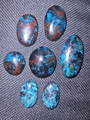 Beautiful Bisbee Lavendar Pit Stones - 7 pieces - 120.80 carats total - Image 1 of 4