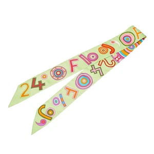 HERMES Twilly TOHU BOHU 24 Fbg scarf Women 【Used】 - Picture 1 of 4