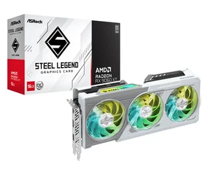 ASRock RX 9060 XT Steel Legend 16GB OC Gaming Graphics Card 90-GA5JZZ-00UANF - Picture 1 of 5