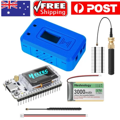 HelTec LoRa ESP32 V3 Board+915MHz Antenna+3000mAh Battery+N35Case for Meshtastic - image 1 of 4