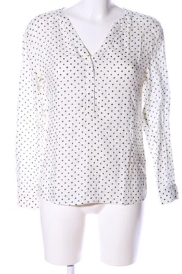 H&M DIVIDED Blouse-chemisier Dames Blouse T EU 32 blanc-noir élégant - Photo 1/4