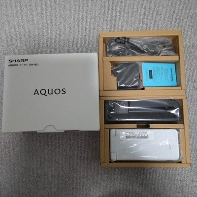 [Unused condition] SHARP AQUOS KEITAI WHITE SH-N01 Android Flip Phone Unlocked - Image 1 of 2