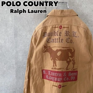 RRL Double RL Ralph Lauren Polo Country Painted Cotton Jacket Size M Rare - Bild 1 von 11