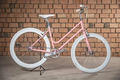 BICI CITY BIKE BICICLETTA FISSA BIKE OSLO 28 SCATTO FISSO SINGLE SPEED VINTAGE - Bild 1 von 4