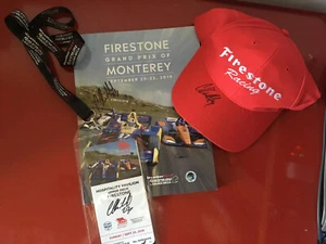 Sep 2019 Laguna Seca IMSA Indy Grand Prix Monterey Autograph Charlie Kimball  - Picture 1 of 6