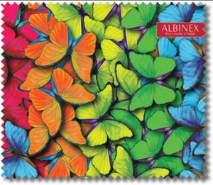 Microfasertuch mit Motiv - SCHMETTERLINGE | Brillenputztuch 17,5 x 15,3 cm | NEU - Bild 1 von 1