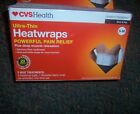 CVS Ultra Thin Back & Hip Heatwraps -Two Boxes/4 Treatments Total - SIZE S/M