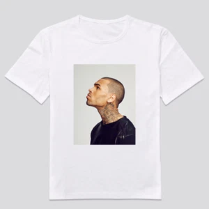 CAMISETA PERSONALIZADA CHRIS MARRÓN RAPERO MÚSICA HIP HOP R&B DE COLECCIÓN ARTISTA - Imagen 1 de 2