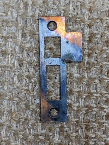 Antique Steel Strike Plate For Mortise Lock Cover