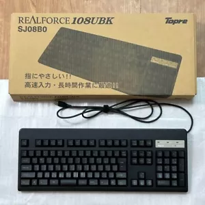 Topre Realforce 108Ubk SJ08B0 Wired Keyboard Japanese Layout - Picture 1 of 11