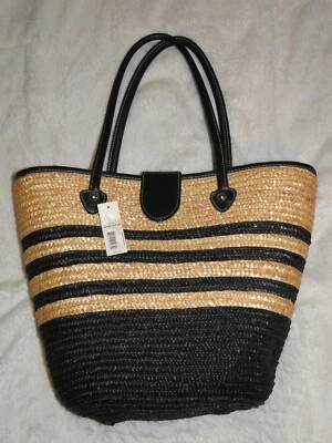 George Wicker Tote Bag - NEW - Image 1 of 4