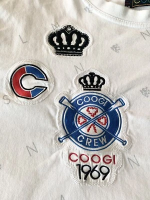 Camisa de Rugby Coogi Para Hombre XL Bloque de Color AOP Parches Bordados Coogi 1969 Foto 1 de 4