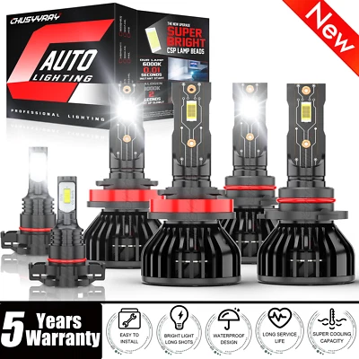 Para Chevrolet Suburban 1500 2007-2014 - 6x faros LED Hi-Lo + bombillas antiniebla Foto 1 de 4