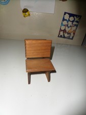 Wooden Dollhouse Furniture School House Desk